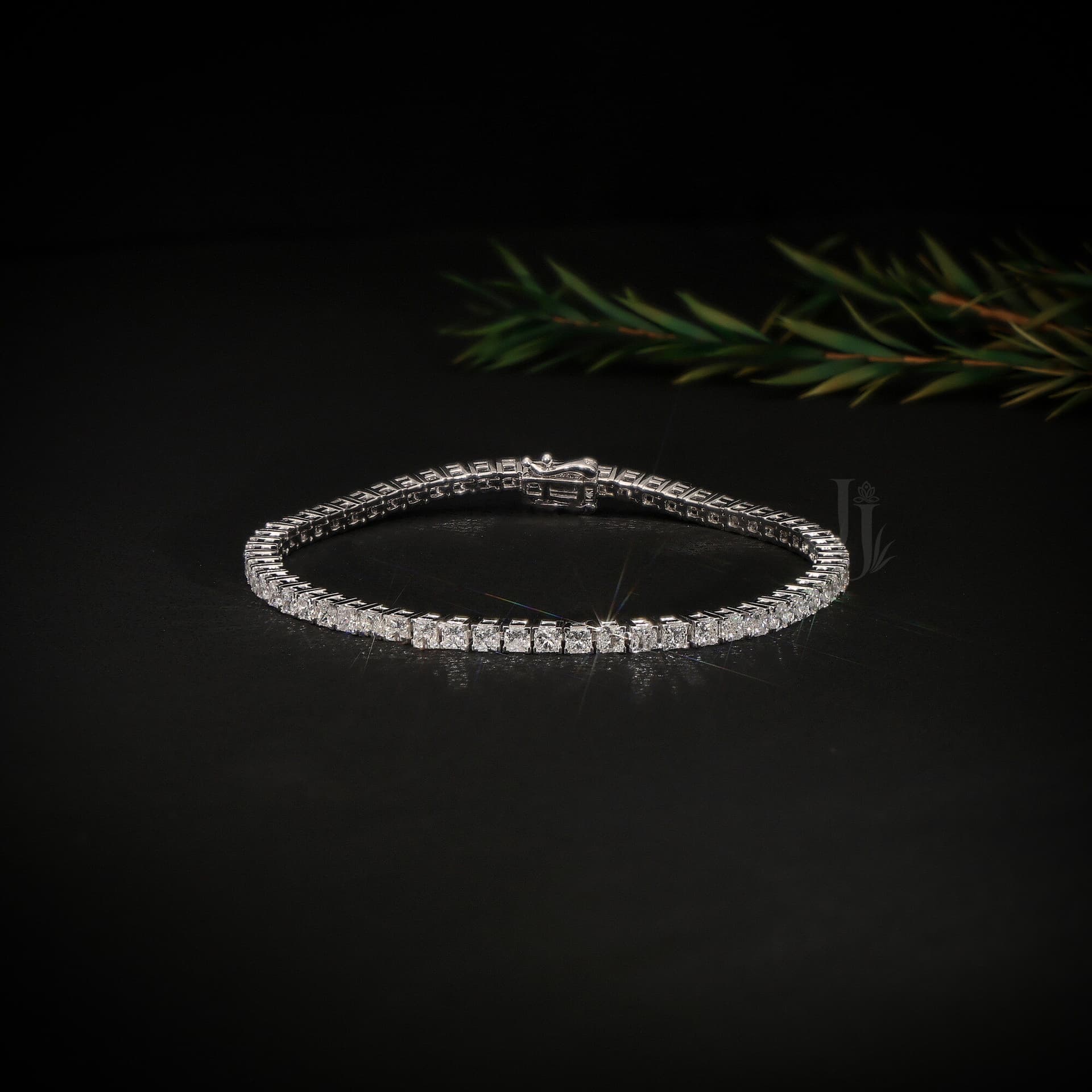Celeste Princess Tennis Bracelet — view 3
